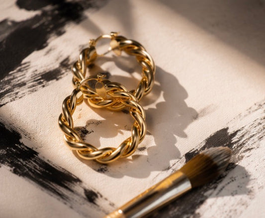 Brushstroke Hoops
